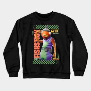 fishstick mint skin Crewneck Sweatshirt